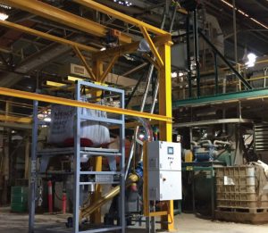 Installed Loss In Weight System That Has Been Developed For Various Powder Materials