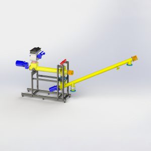 Pivoted Weigh Screw System for Binder Dosing