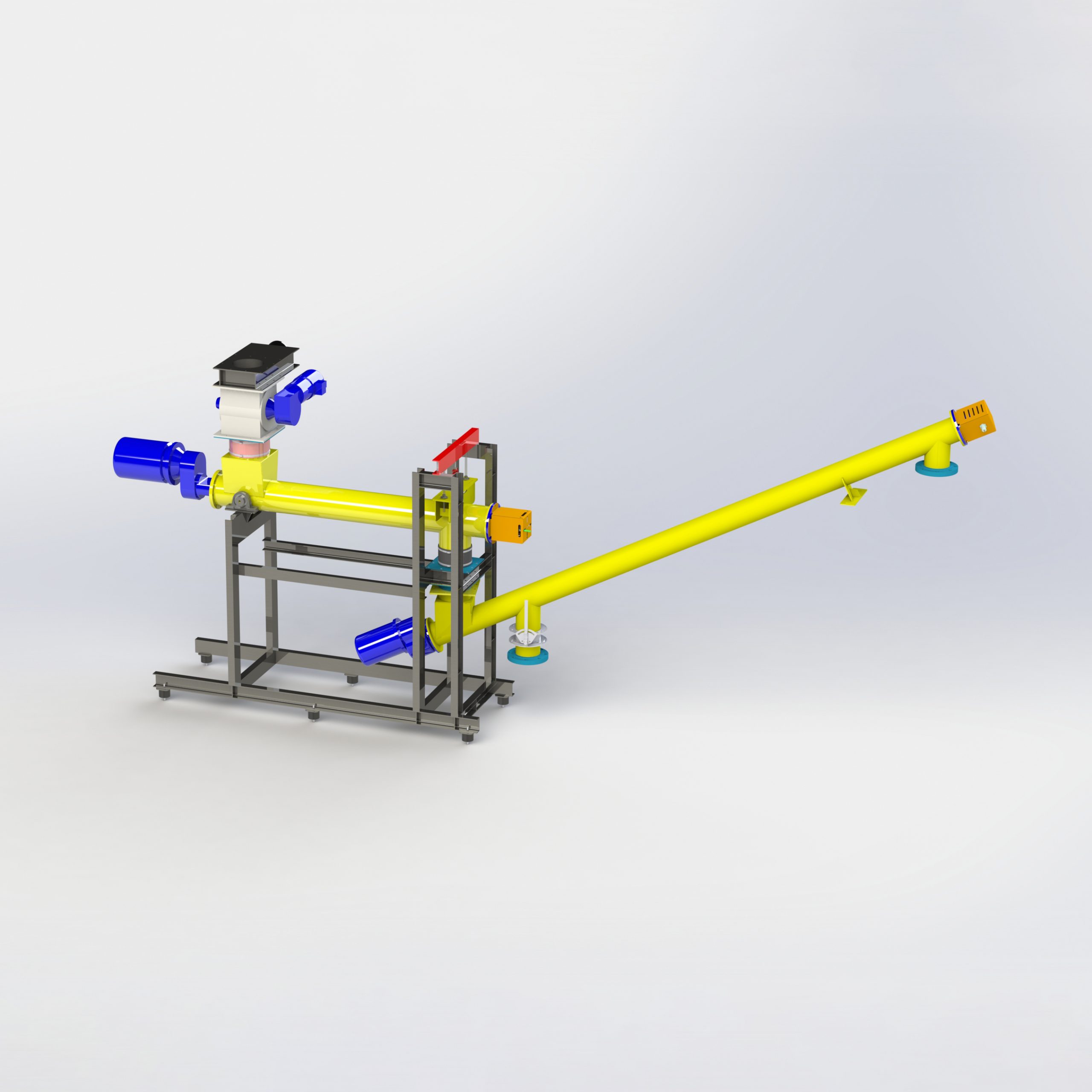 Pivoted Weigh Screw System for Binder Dosing